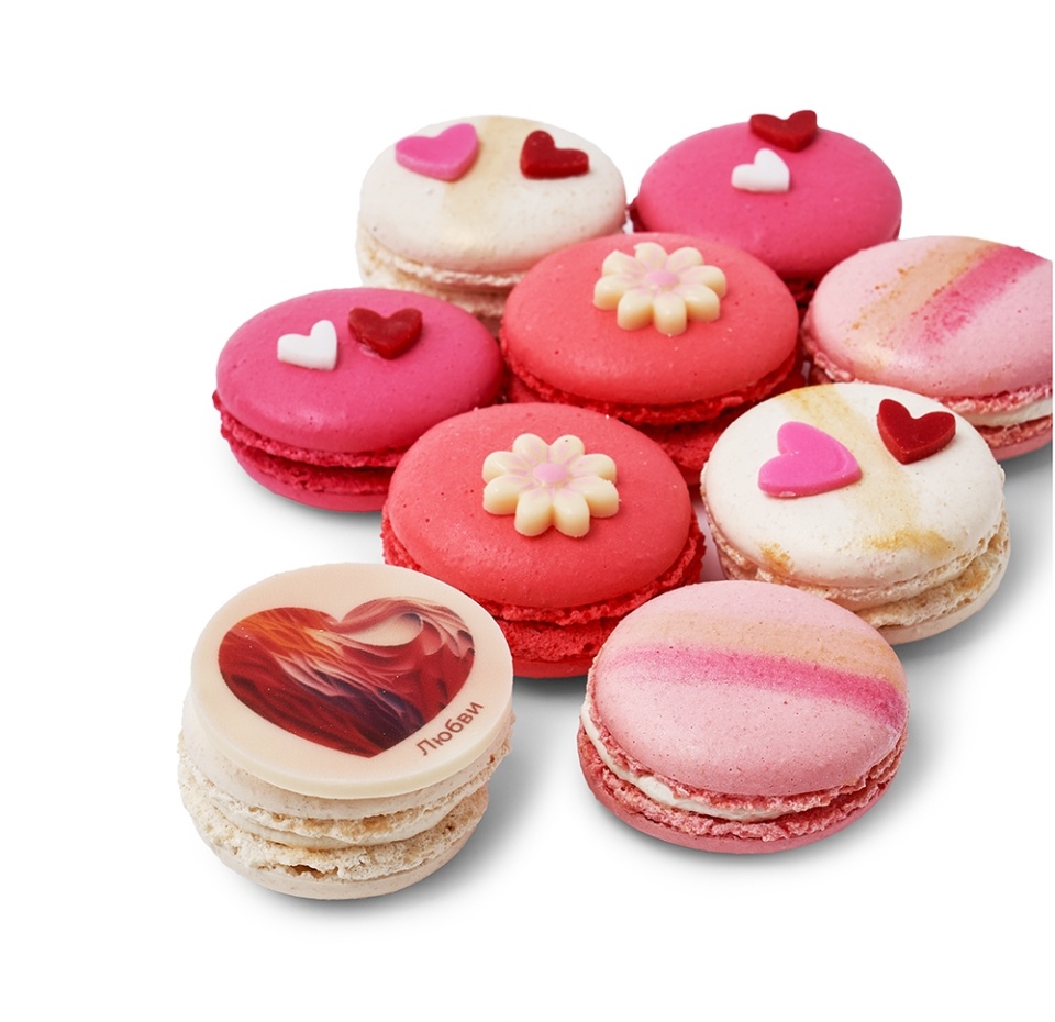 

Набор пирожных макарони Азбука Вкуса Для любимых 9 шт. 140 г