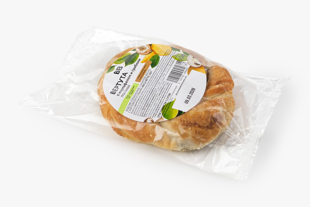 

Вертута ВкусВилл с картофелем и грибами постная 200 г