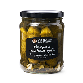 

Огурцы Цойкины рецепты маринованные с листом дуба 870 г