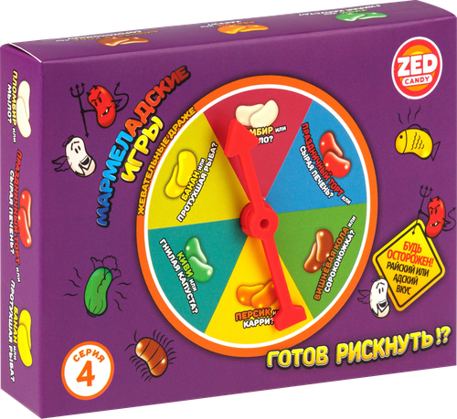 

Конфеты Zed candy Мармеладские игры Набор 4 серия 120 г