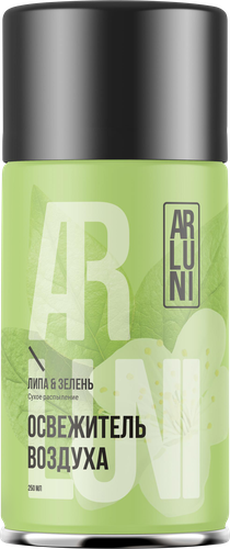 

Освежитель воздуха сменный баллон Arluni липа, зелень 250 мл