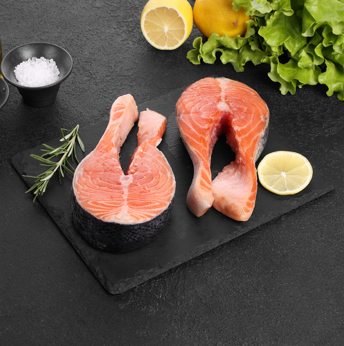 

Стейк из лосося атлантического охлажденный