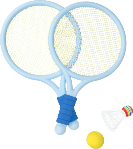 

Набор для тенниса Actiwell и мини-бадминтона 2 в 1 35 см 4 предмета цвет в ассортименте