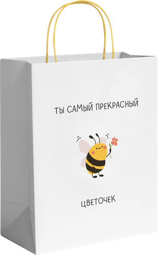 

Пакет подарочный City Home Trade Bestie 20 x 24 x 10 см 1 шт.