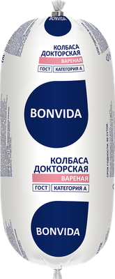 Колбаса Bonvida Докторская ГОСТ вареная вес 