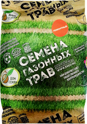 

Семена газонных трав Дом семян Ремонтный 0.5 кг