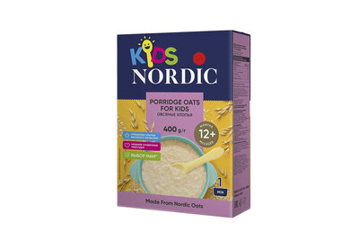 Хлопья овсяные Nordic для детей с 12 месяцев 400 г