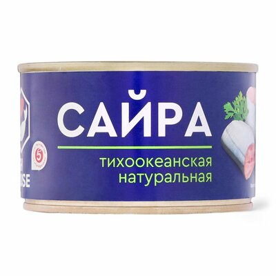 Сайра Fish House тихоокеанская натуральная 240 г