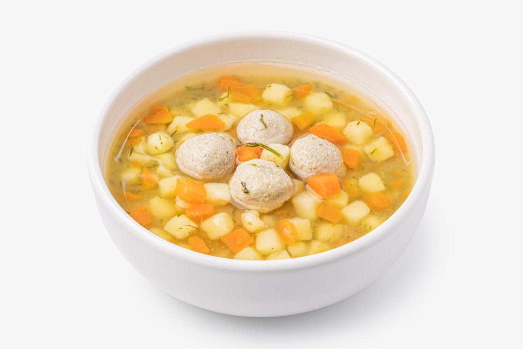 

Суп ВкусВилл с фрикадельками из индейки 300 г