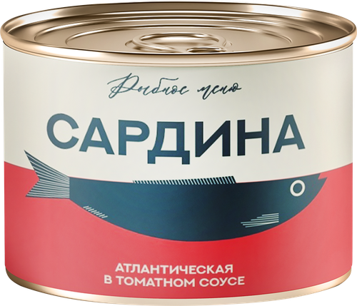 

Сардина Рыбное меню атлантическая в томатном соусе 250 г