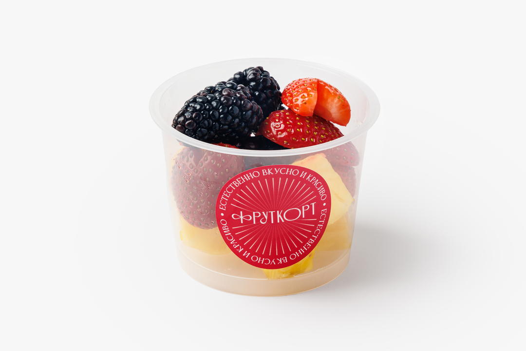 

Фруктовый микс Фруткорт клубника ананас ежевика 150 г