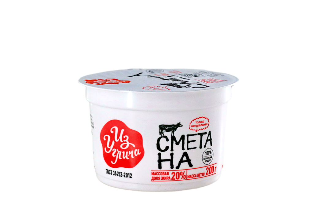 

Сметана Из Углича 20% 200 г