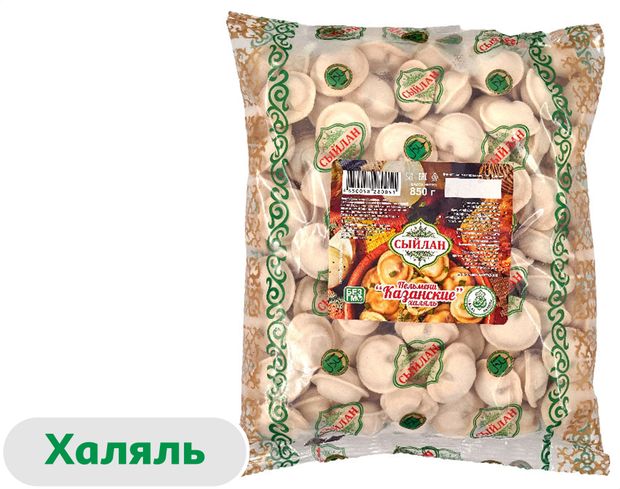 

Пельмени Сыйлан Казанские Халяль 850 г