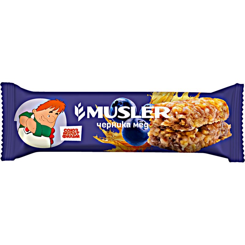 

Батончик мюсли Musler Черника и мед 30г