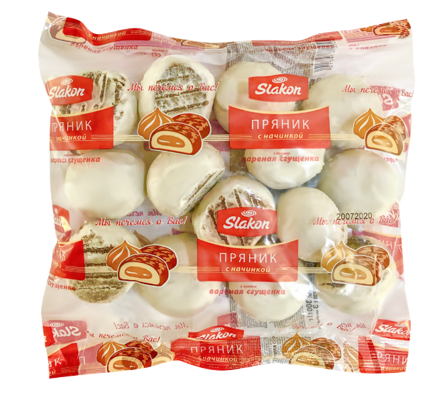 

Пряник Slakon с кремом вареная сгущенка 300 г