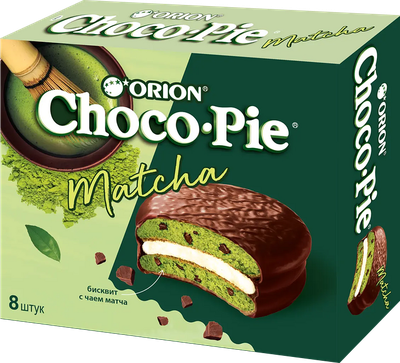 Мучное кондитерское изделие Чоко Пай (Choco Pie) Матча 240 г