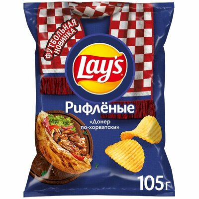 Чипсы картофельные Lay's Донер по-хорватски 105 г