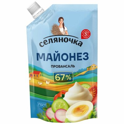 Майонез Селяночка Провансаль 67% 420 г