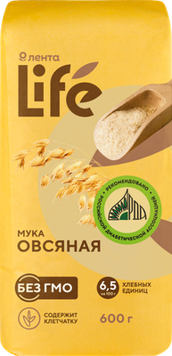 Мука овсяная Лента Эко (Eco) 600 г
