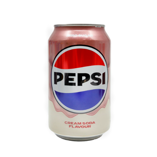 

Напиток газированный Pepsi крем-сода без сахара 0.33 л