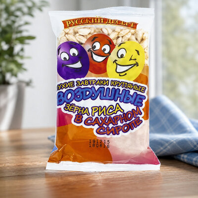 Воздушный рис, Русский десерт, в сахарном сиропе, 30 г