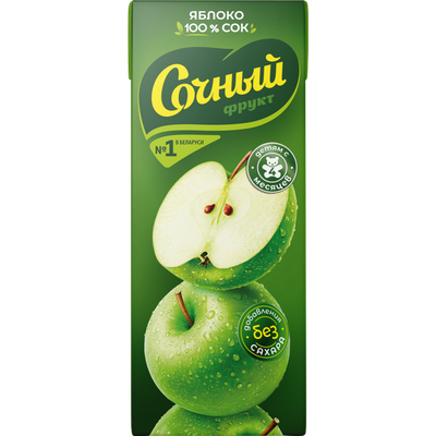 Сок «Сочный фрукт» яблоко, 200 мл
