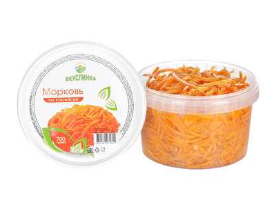 Салат Вкуслинка Морковь по-корейски 700г