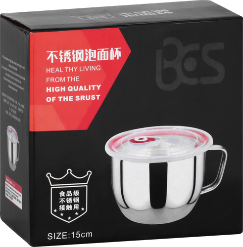 

Кружка с вакуумной крышкой 15 см 1.3 л