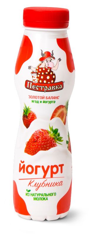 

Йогурт питьевой Пестравка Клубника 2% 270 г