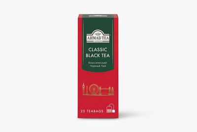 Чай черный Ахмад Ти (Ahmad Tea) Классический 25 пакетиков 50 г