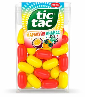 Драже Тик Так (Tic Tac) Маракуйя и ананас 16 г