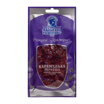Горбуша Дальпико-Рыбсервис сушёно-вяленая кусочки, 50г