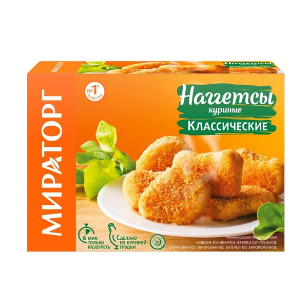 

Наггетсы Мираторг Классические куриные 250 г