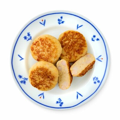 Котлеты Перекрёсток Селект (Перекрёсток Select) с судаком и креветками жареные охлаждённые 170 г