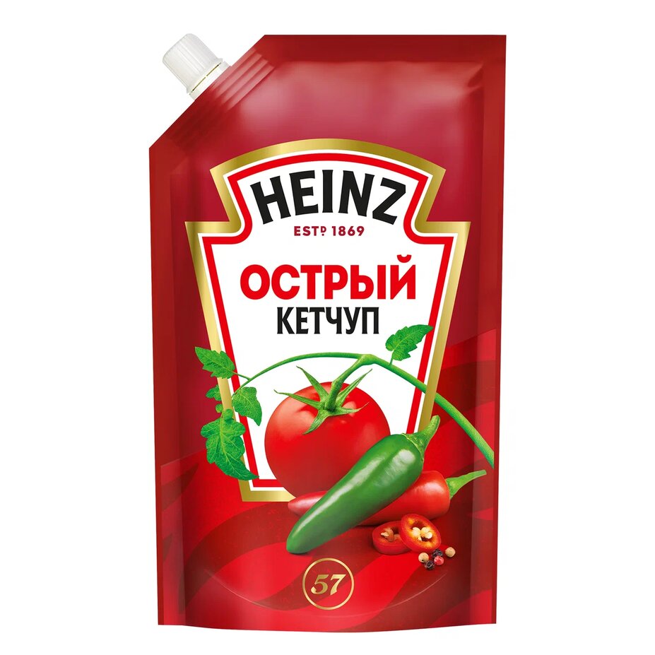 

Томатный кетчуп Heinz Острый 320 г