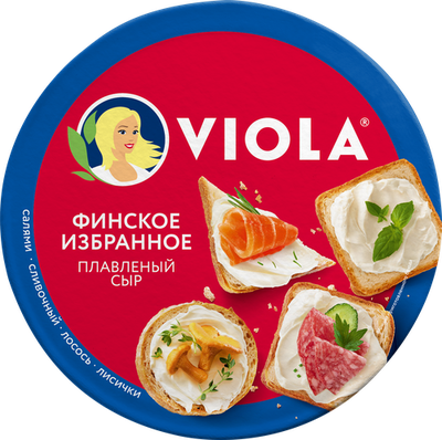 Сыр плавленый Виола (Viola) Финское избранное ассорти 35% 130 г