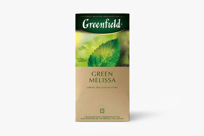 Чай зеленый Greenfield Зеленый Мелисса (Green Melissa) 25 пакетиков х 1.5 г
