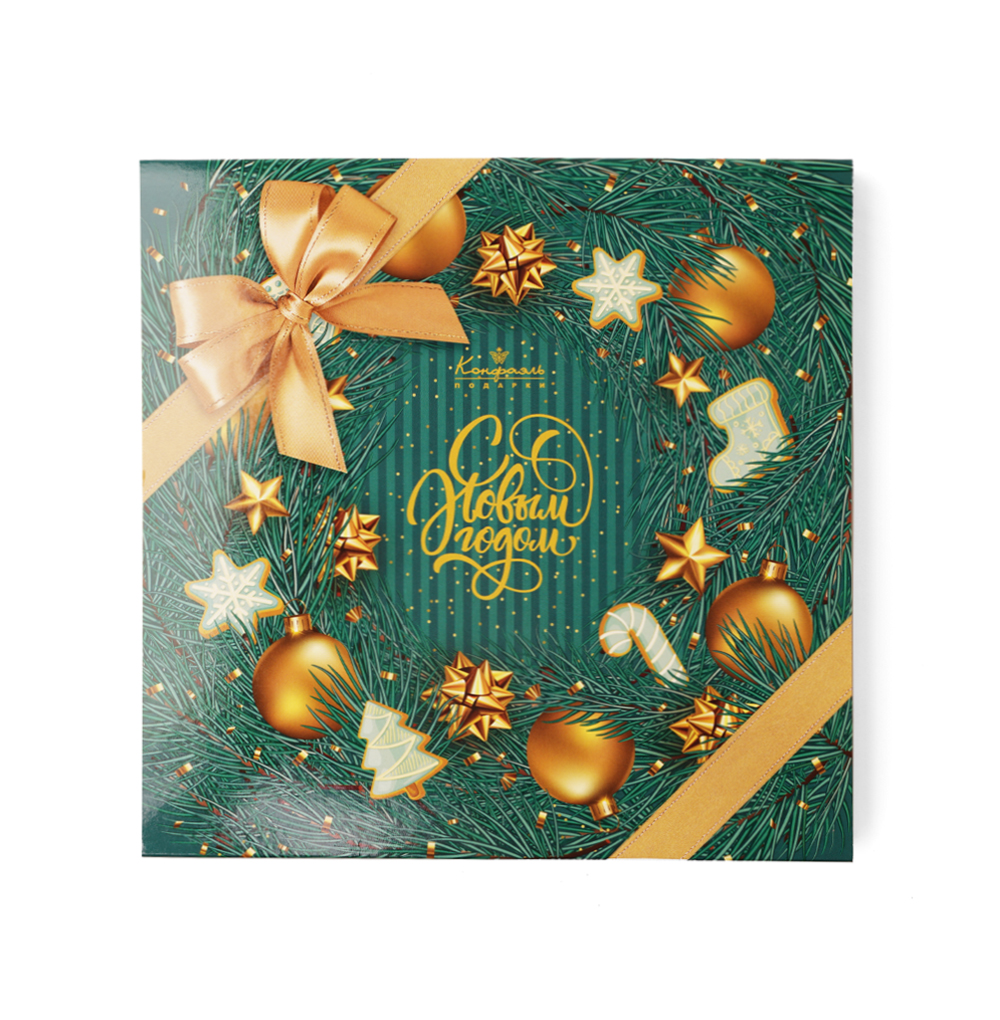 

Подарочный набор конфет Конфаэль Поздравление мармелад 16 шт. конфеты глазированные 205 г