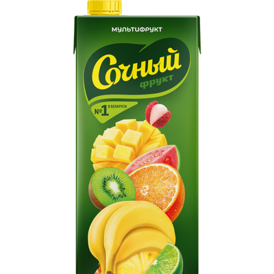 Нектар «Сочный фрукт» мультифрукт, 1.95 л