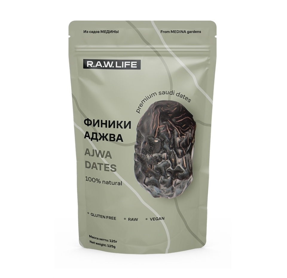 

Финики R.A.W. LIFE Аджва, 125 г
