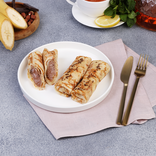 

Блины Ресто шик с бананом и орехово-шоколадной пастой 160 г