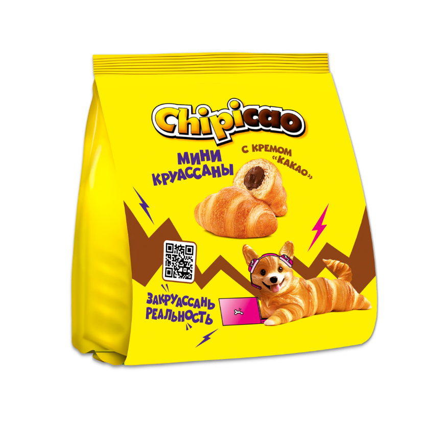 

Мини круассаны Chipicao с кремом какао 50 г