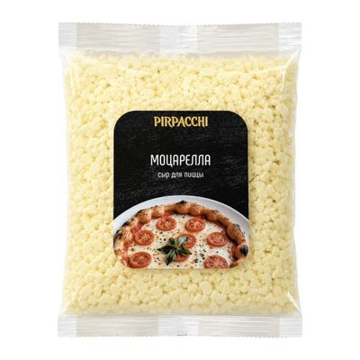 Сыр Pirpacchi Моцарелла для пиццы тертый куб 40% 200 г