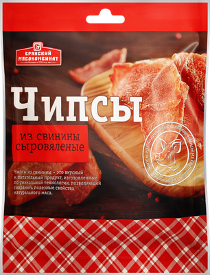 Чипсы мясные Брянский мясокомбинат из свинины сыровяленые 30 г