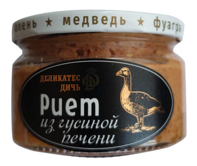Риет Деликатес Дичь Из гусиной печени 200г