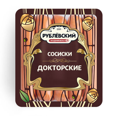 Сосиски Рублёвский мясокомбинат Докторские 430г