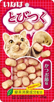 Лакомство для кошек Инаба Чао (Inaba Ciao) Тобицуку (Tobitsuku) кацуобуси курица 25 г дизайн в ассортименте