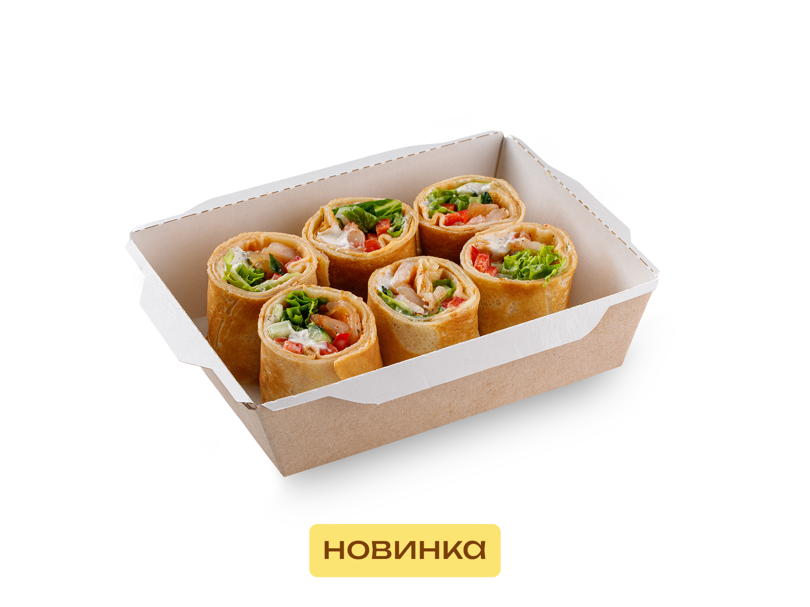 Блинный ролл с креветкой