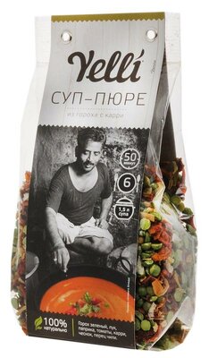 Смесь круп Yelli Суп из гороха с карри 250 г