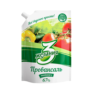 Майонез 3 Желания Провансаль 67% 700 гр